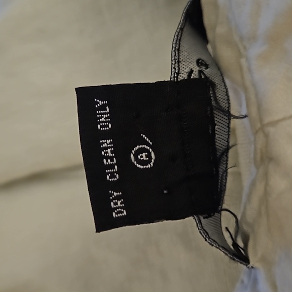 VTG KAREN KANE 1990s Ivory Damask Sequin Linen Tie Waist Godet Land Girl Skirt - Picture 9 of 13